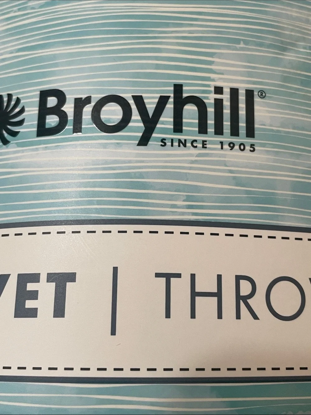 Velvet Throw Blankets Set of 2 Broyhill light colors for any occasion 50 X  60